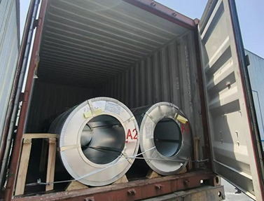 Steel coil shipment