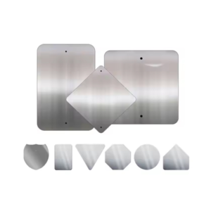 High Quality Traffic Road Warning White Board Aluminum Sheet Blank Signs