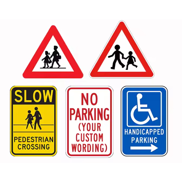 Reflective Signage Traffic Signs Speed Limit Sign Speed Slow Down Warning Signs for Road Safety